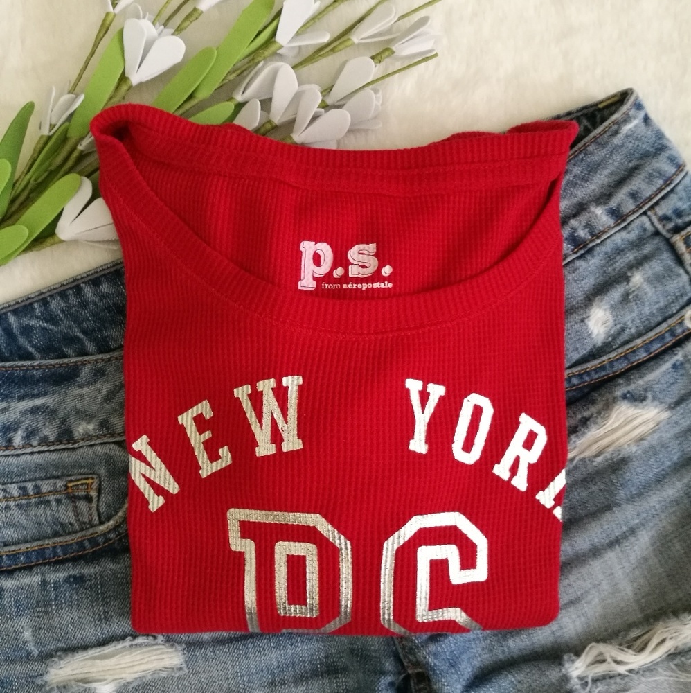 Aeropostale P.S. waffle knit top